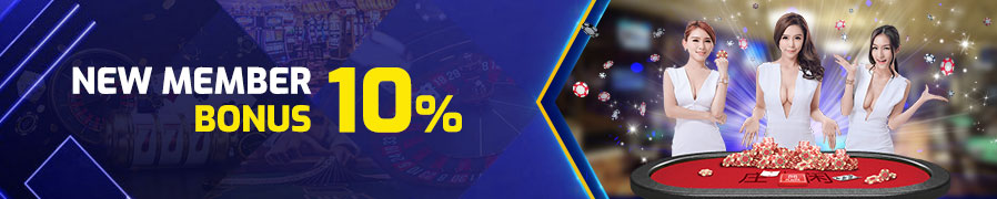 BONUS NEW MEMBER 10%     - Minimal deposit Rp. 50.000,-  - Maximal bonus diberikan Rp. 20.000,-  - Syarat 3x Turn Over (Contoh : Depo 50.000   10% = 55.000 x 3 = 165.000 turn over yang harus anda capai untuk melakukan witdraw).  - Claim Hubungi Livechat Sebelum Dimainkan.  - Tidak menerima invest dalam bonus berikut.